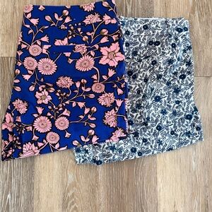 J. Crew Floral Patterned Garment in Blue and White